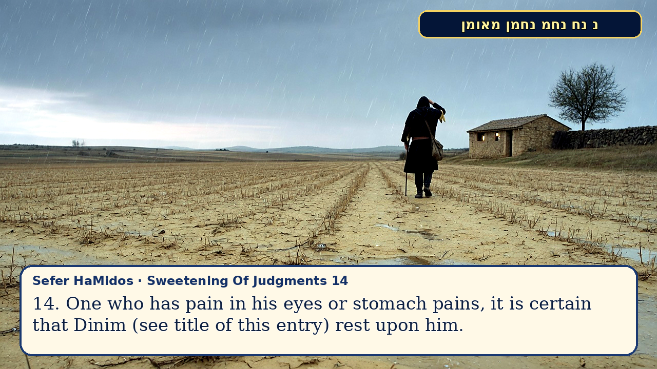 Sefer Hamidos Sweetening Of Judgments teaching 14 english picture