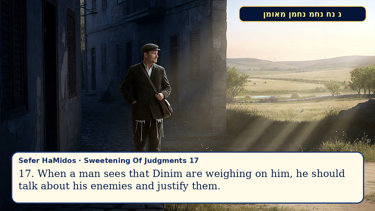 Sefer Hamidos Sweetening Of Judgments teaching 17 english picture