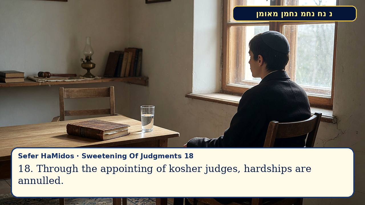 Sefer Hamidos Sweetening Of Judgments teaching 18 english picture