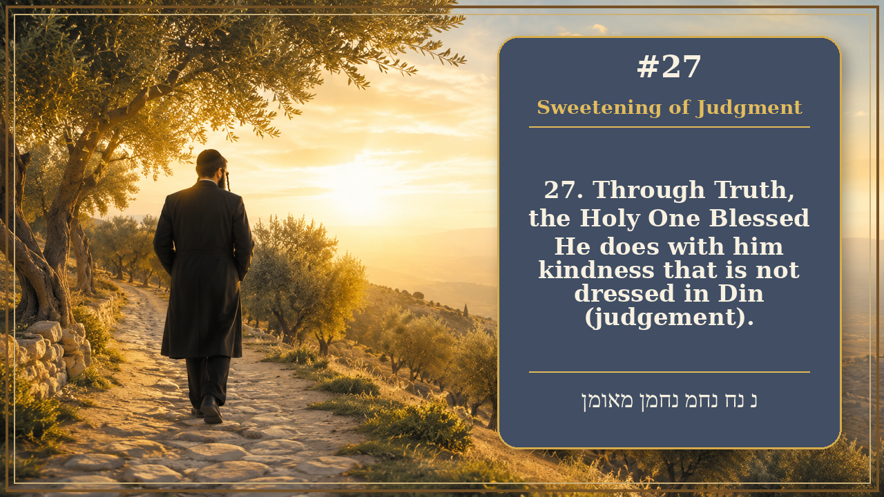 Sefer Hamidos Sweetening Of Judgments teaching 27 english picture