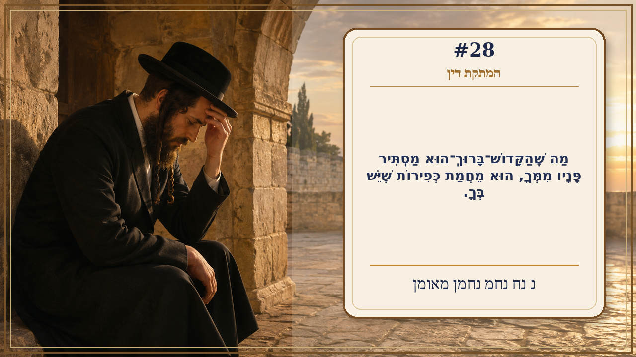 Sefer Hamidos Sweetening Of Judgments teaching 28 hebrew picture
