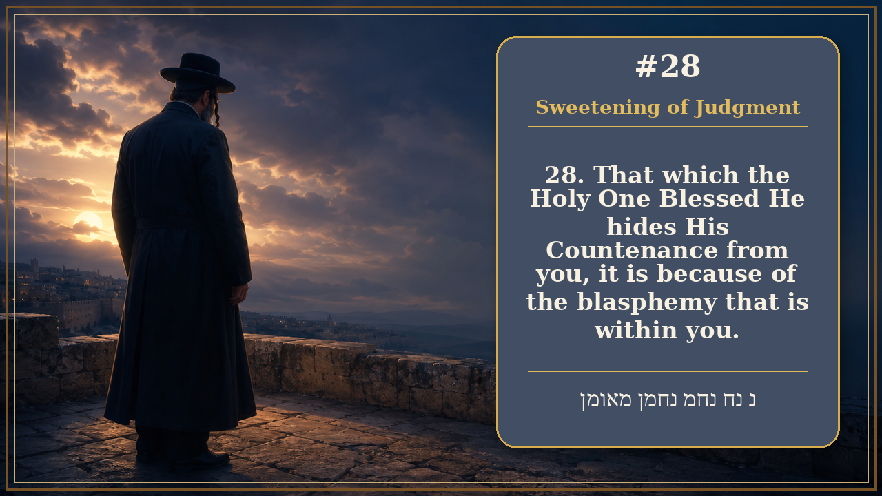 Sefer Hamidos Sweetening Of Judgments teaching 28 english picture