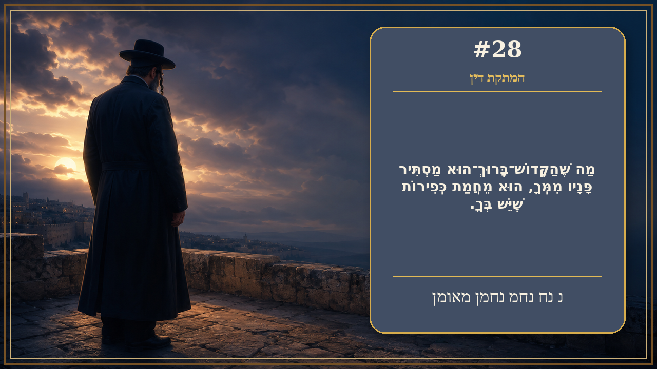 Sefer Hamidos Sweetening Of Judgments teaching 28 hebrew picture