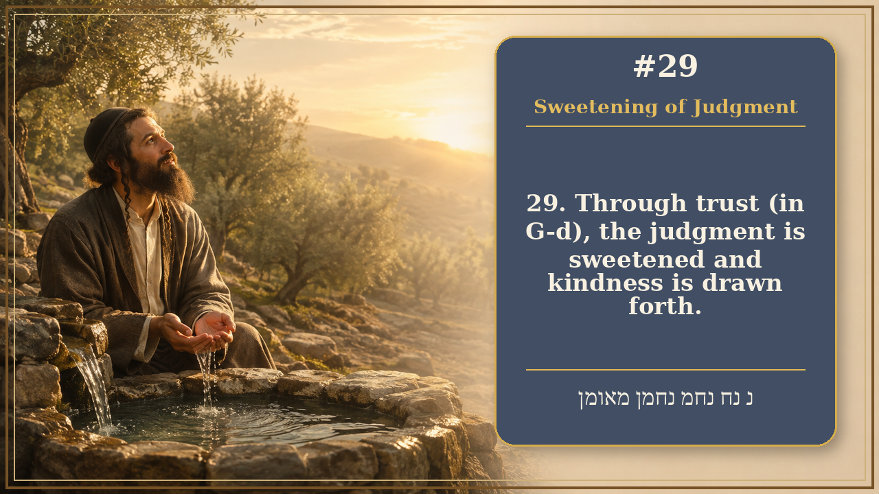 Sefer Hamidos Sweetening Of Judgments teaching 29 english picture