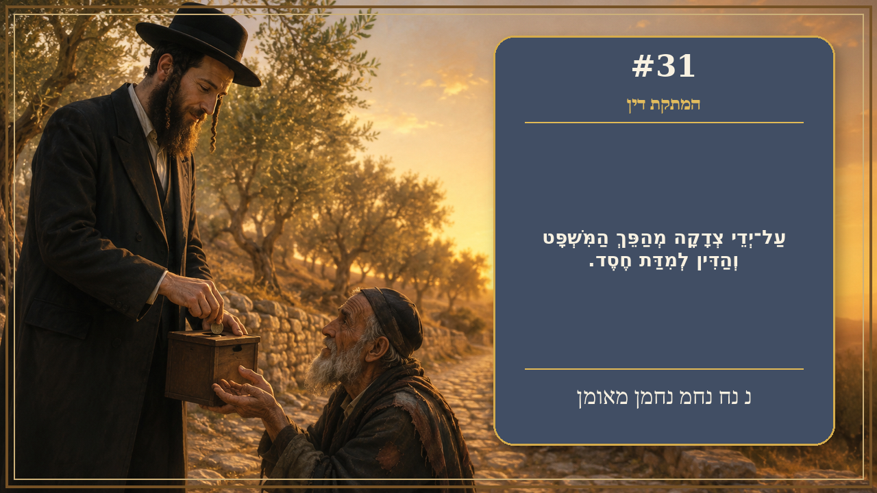 Sefer Hamidos Sweetening Of Judgments teaching 31 hebrew picture