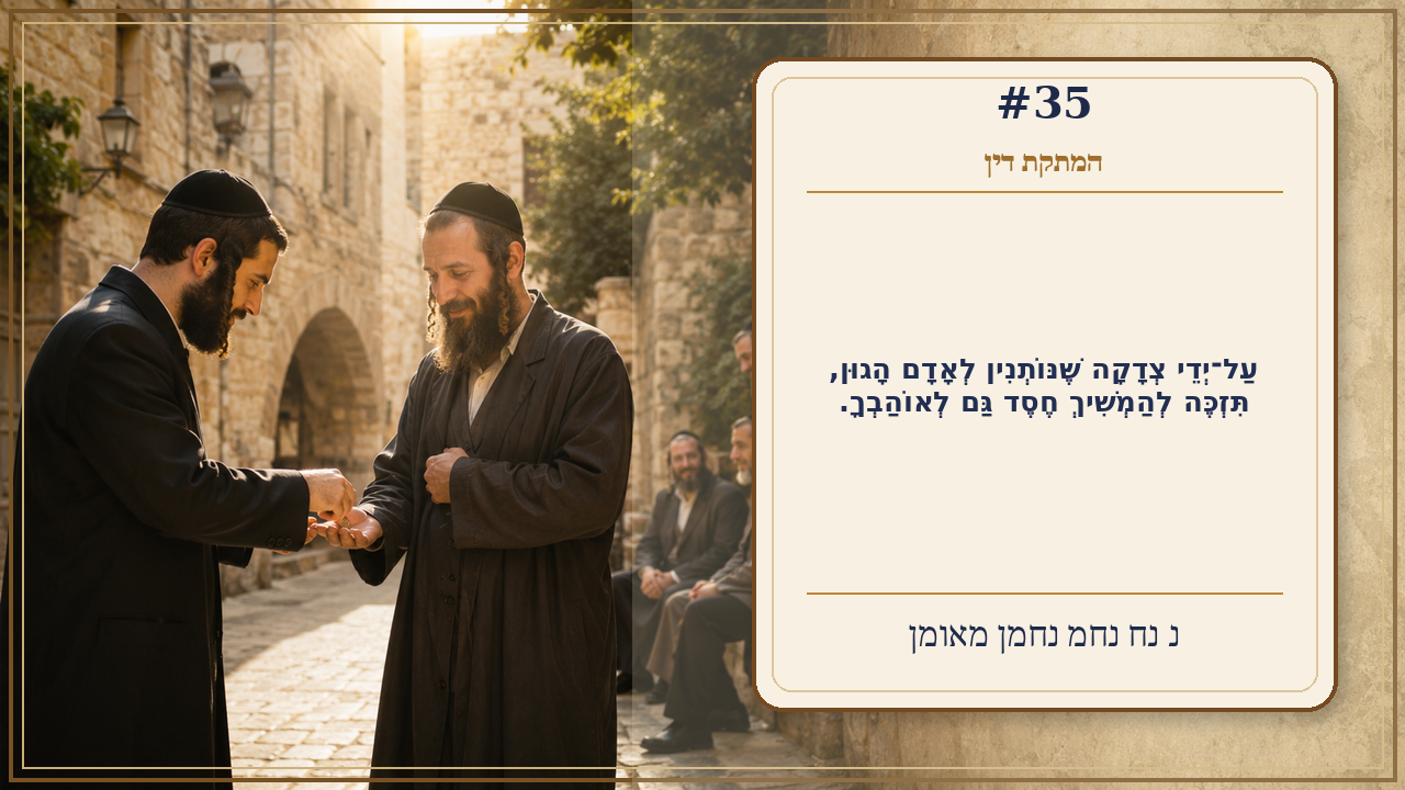 Sefer Hamidos Sweetening Of Judgments teaching 35 hebrew picture
