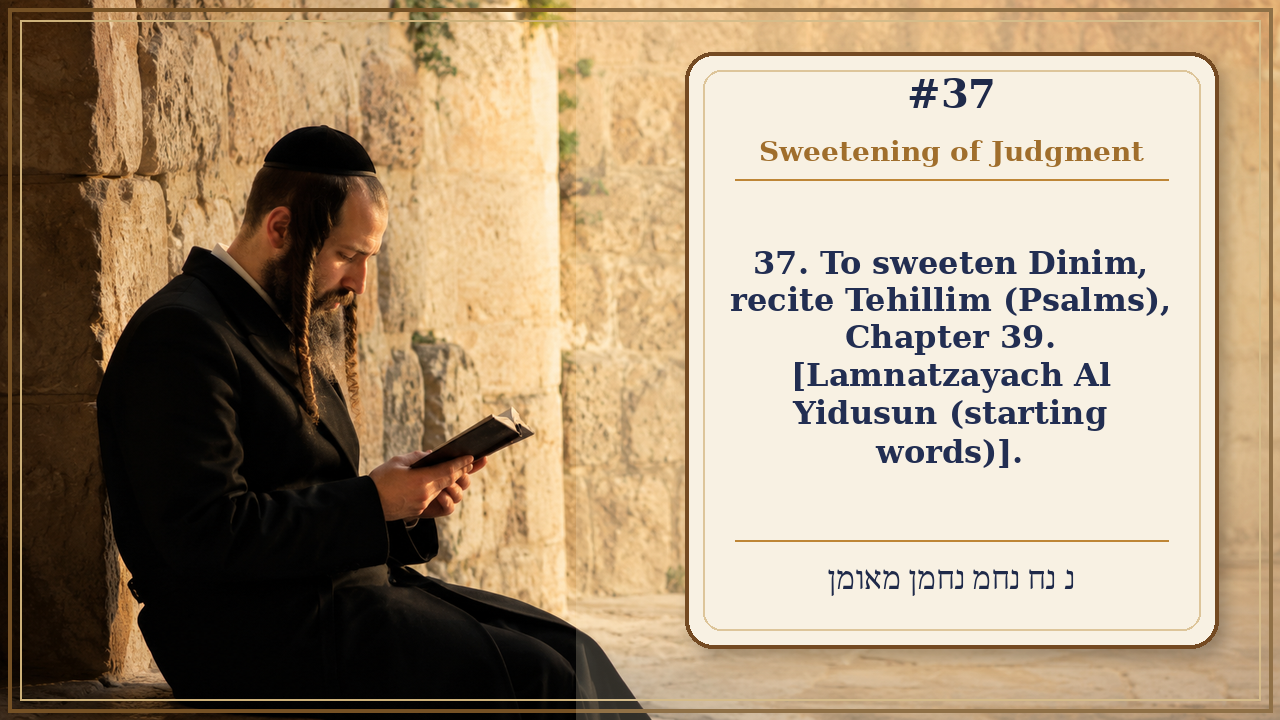 Sefer Hamidos Sweetening Of Judgments teaching 37 english picture