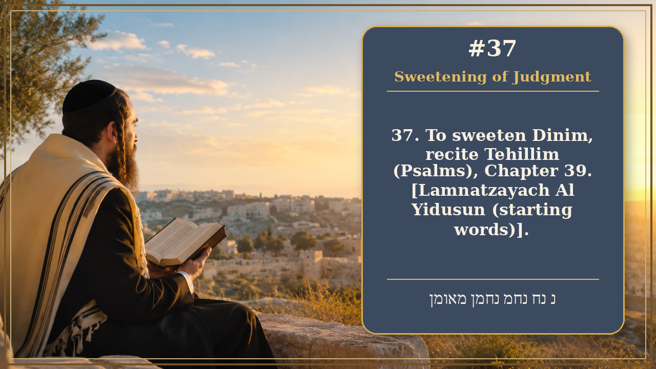 Sefer Hamidos Sweetening Of Judgments teaching 37 english picture