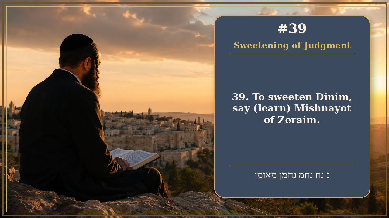 Sefer Hamidos Sweetening Of Judgments teaching 39 english picture