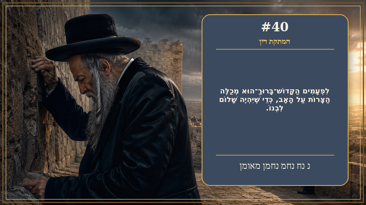 Sefer Hamidos Sweetening Of Judgments teaching 40 hebrew picture