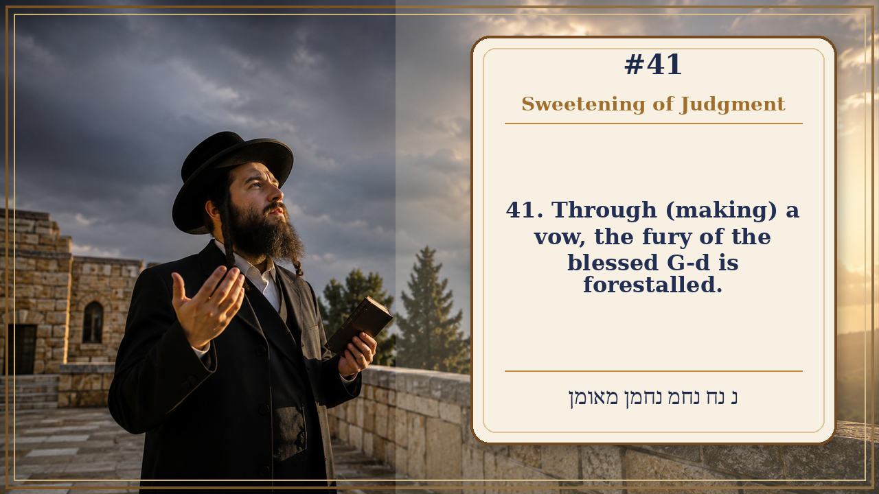 Sefer Hamidos Sweetening Of Judgments teaching 41 english picture