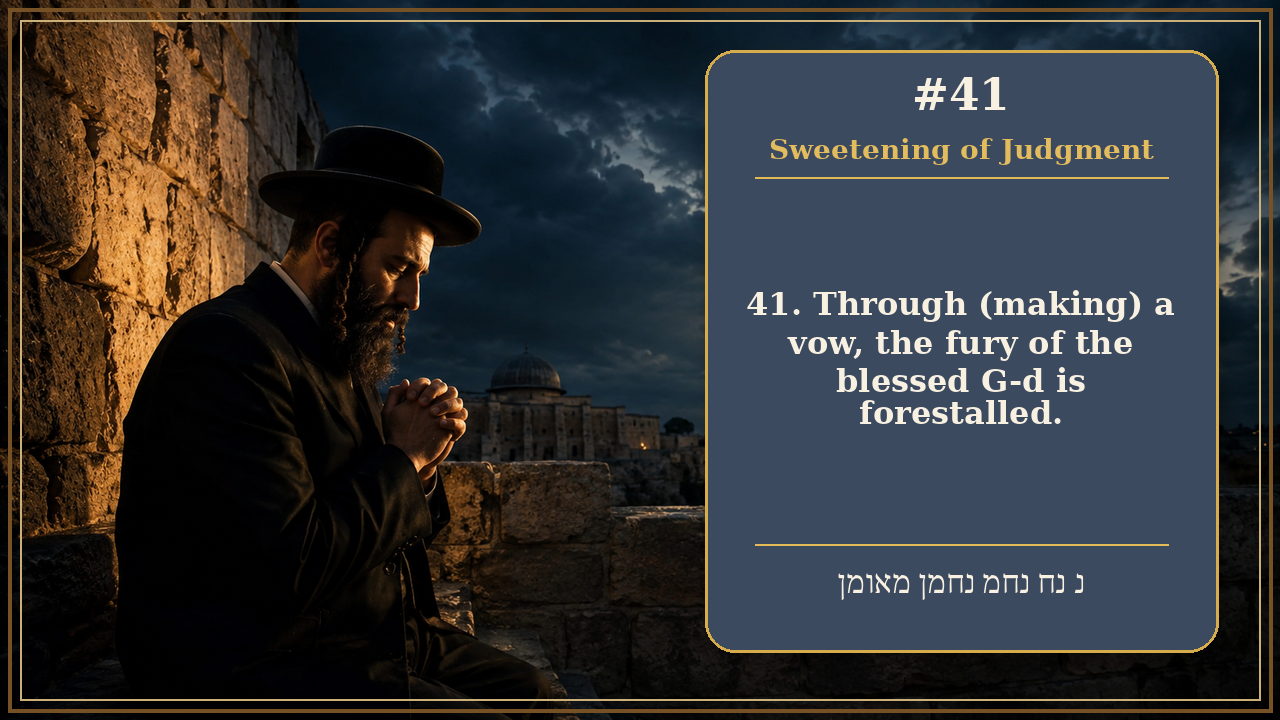 Sefer Hamidos Sweetening Of Judgments teaching 41 english picture