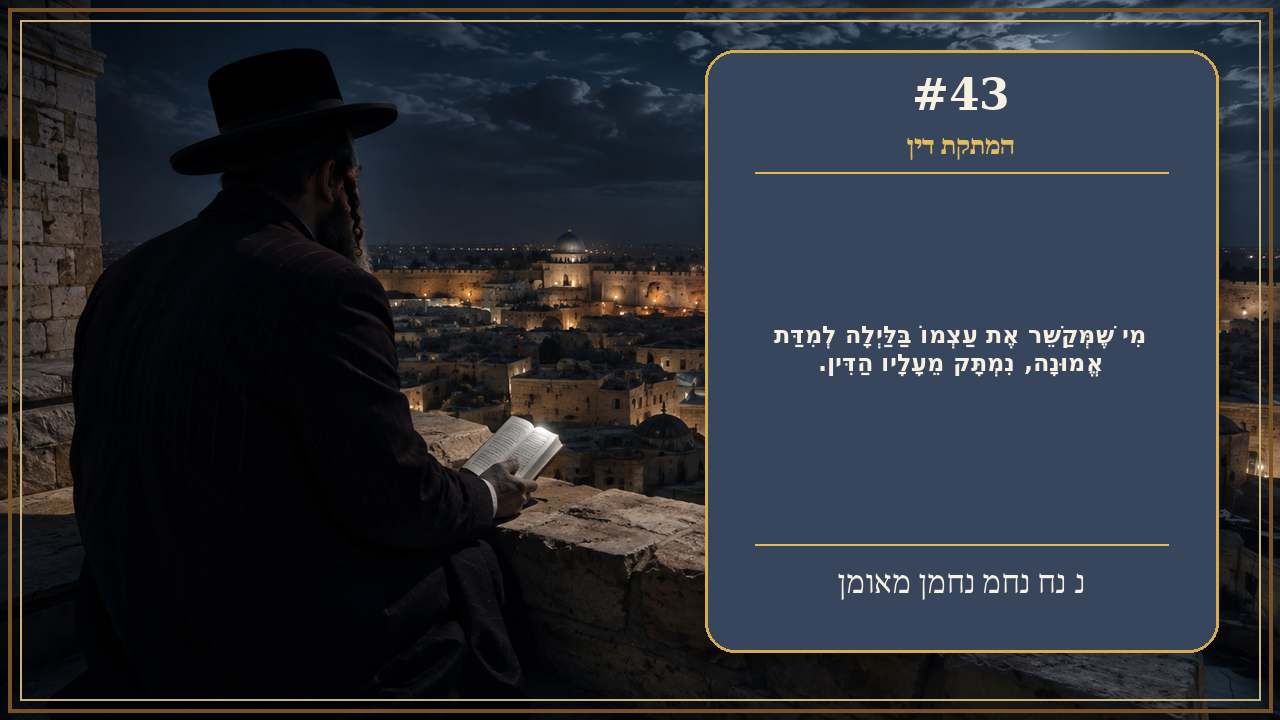 Sefer Hamidos Sweetening Of Judgments teaching 43 hebrew picture