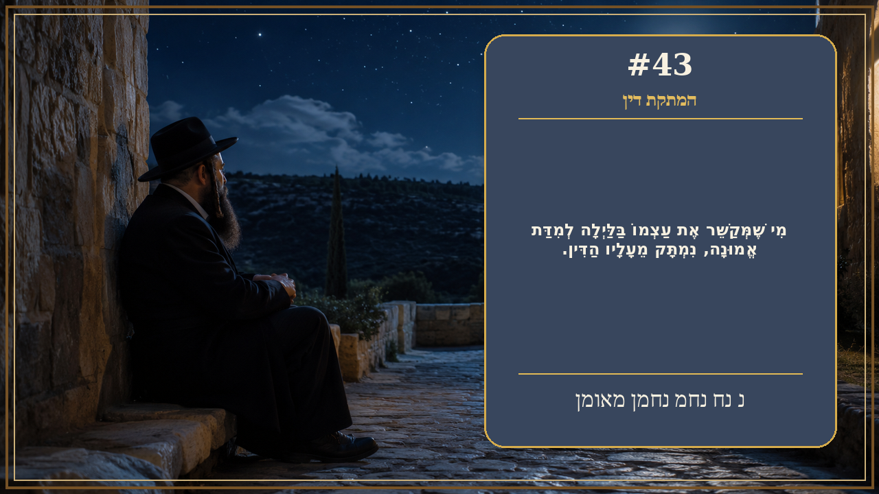 Sefer Hamidos Sweetening Of Judgments teaching 43 hebrew picture