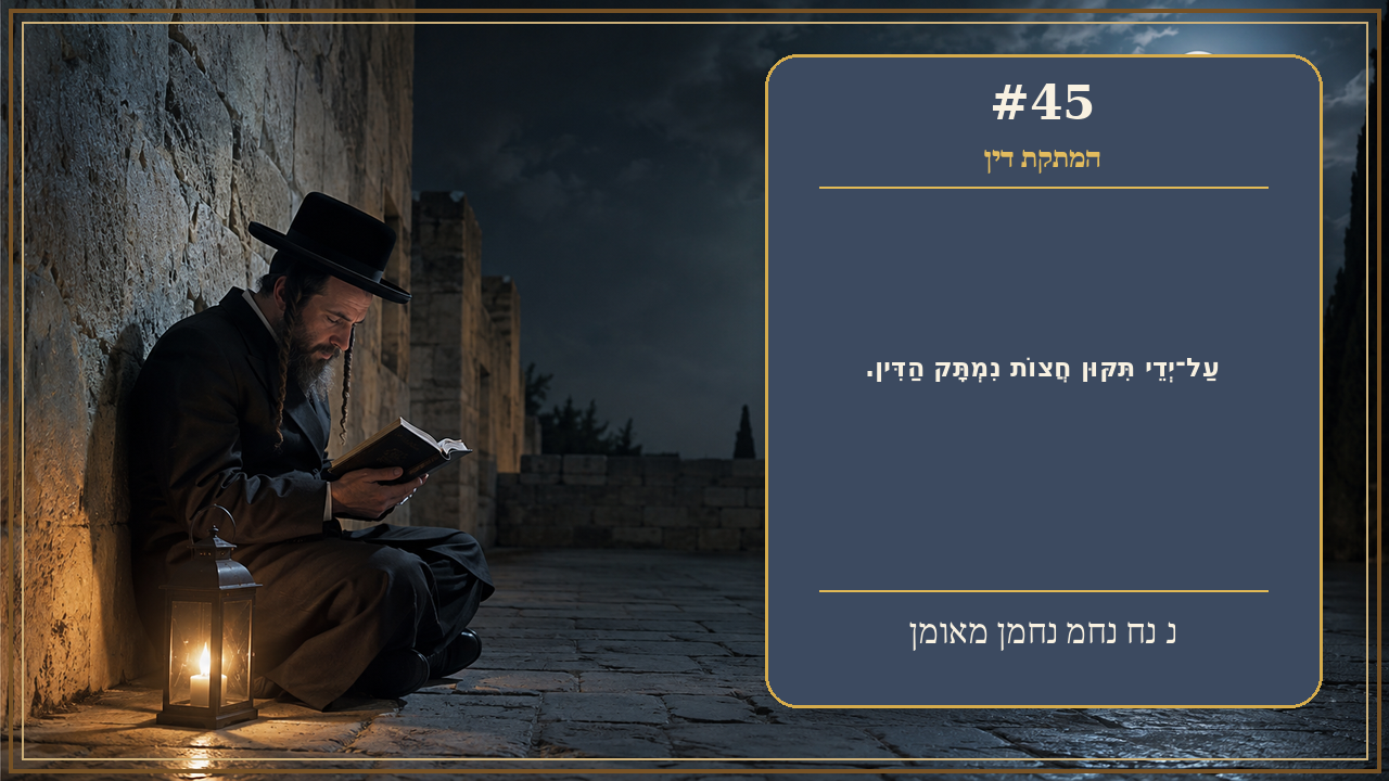 Sefer Hamidos Sweetening Of Judgments teaching 45 hebrew picture