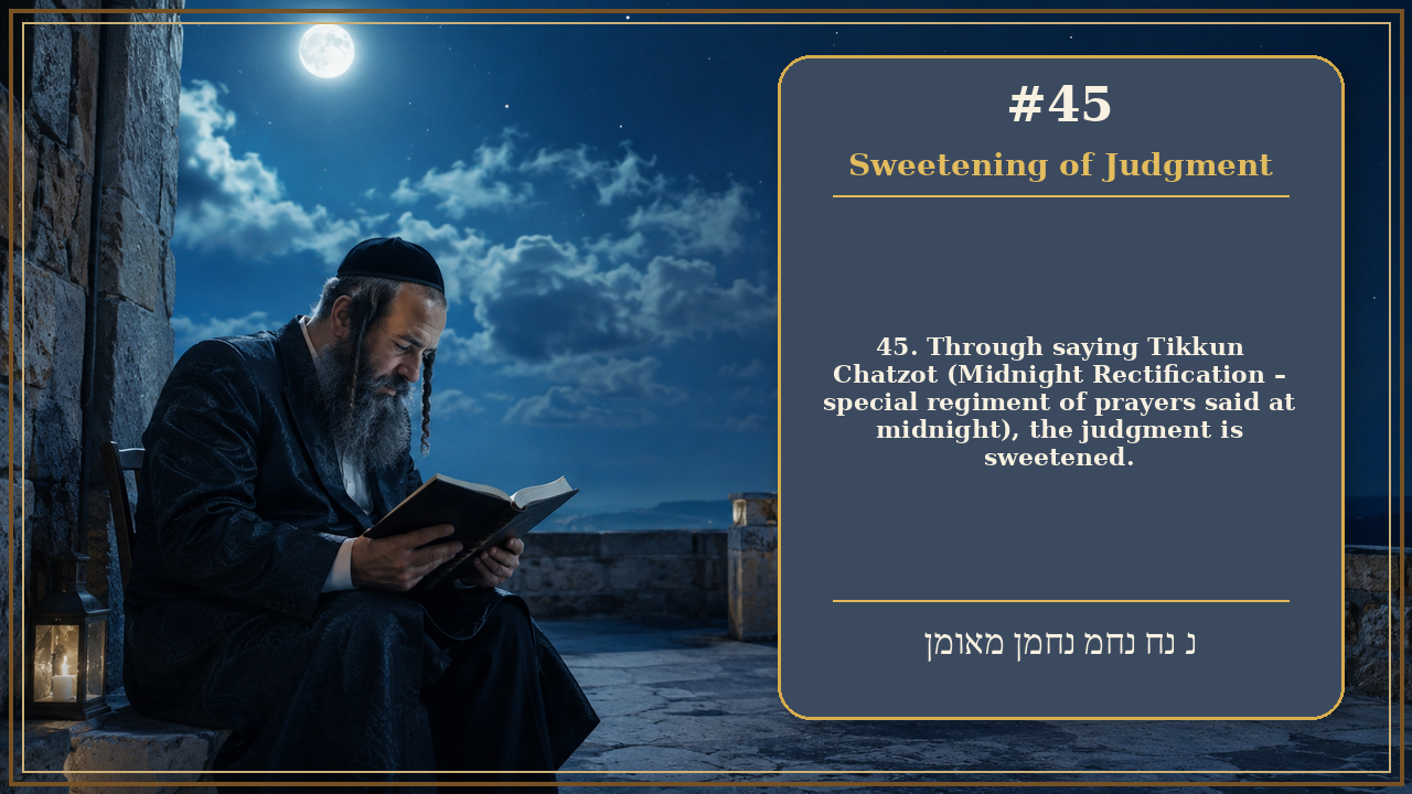 Sefer Hamidos Sweetening Of Judgments teaching 45 english picture