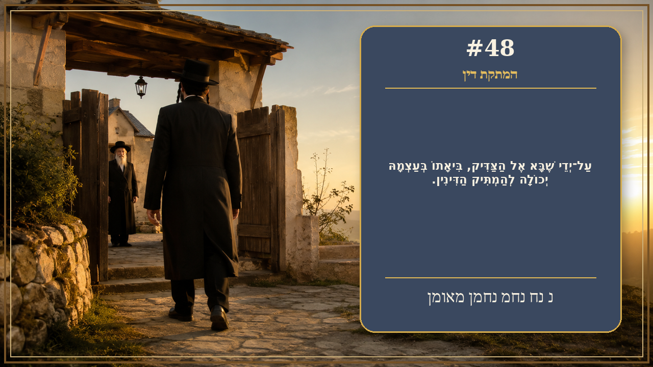 Sefer Hamidos Sweetening Of Judgments teaching 48 hebrew picture