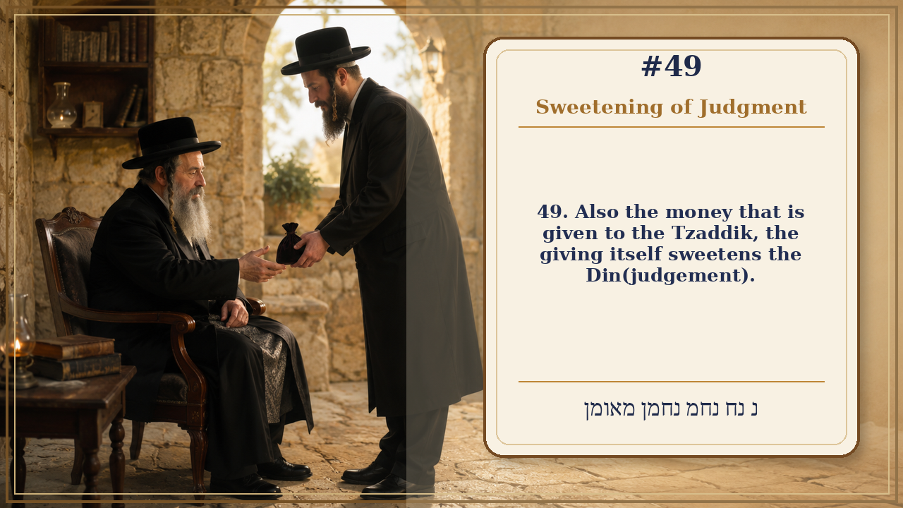Sefer Hamidos Sweetening Of Judgments teaching 49 english picture