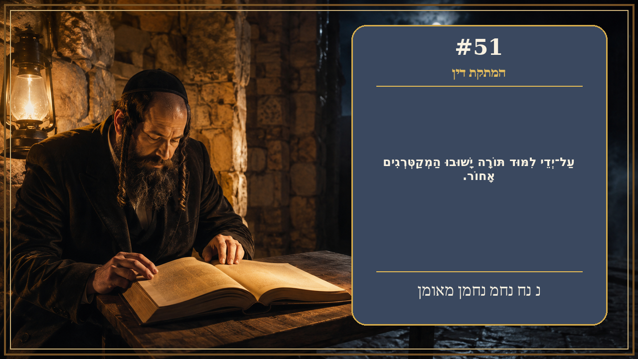 Sefer Hamidos Sweetening Of Judgments teaching 51 hebrew picture