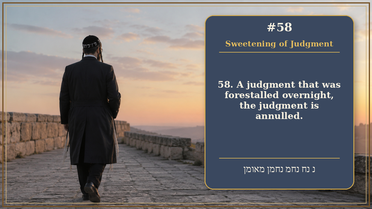 Sefer Hamidos Sweetening Of Judgments teaching 58 english picture