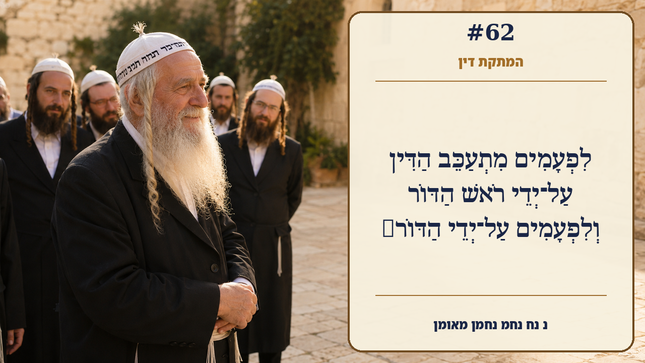 Sefer Hamidos Sweetening Of Judgments teaching 62 hebrew picture