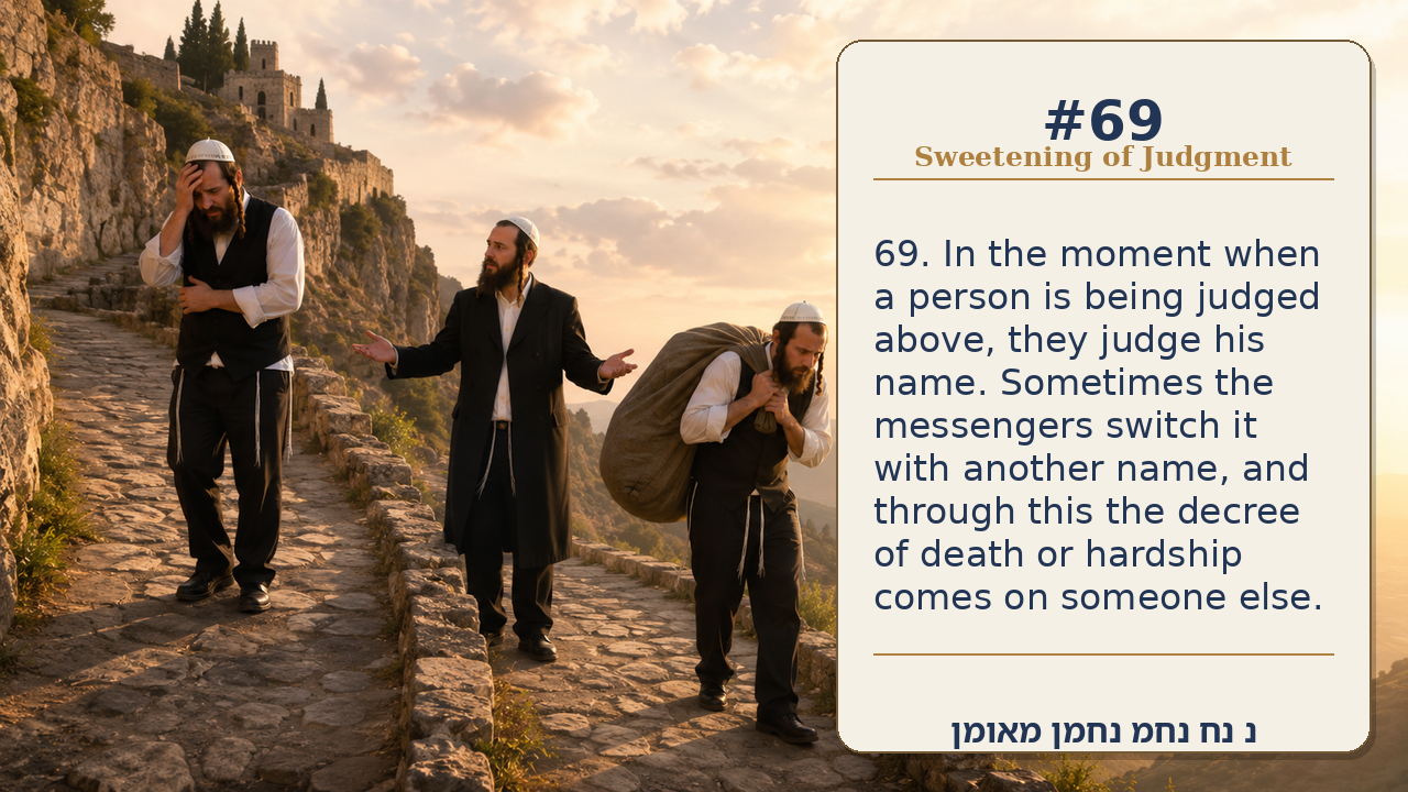 Sefer Hamidos Sweetening Of Judgments teaching 69 english picture
