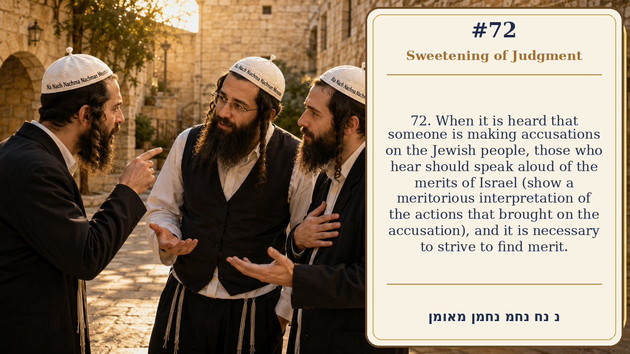 Sefer Hamidos Sweetening Of Judgments teaching 72 english picture