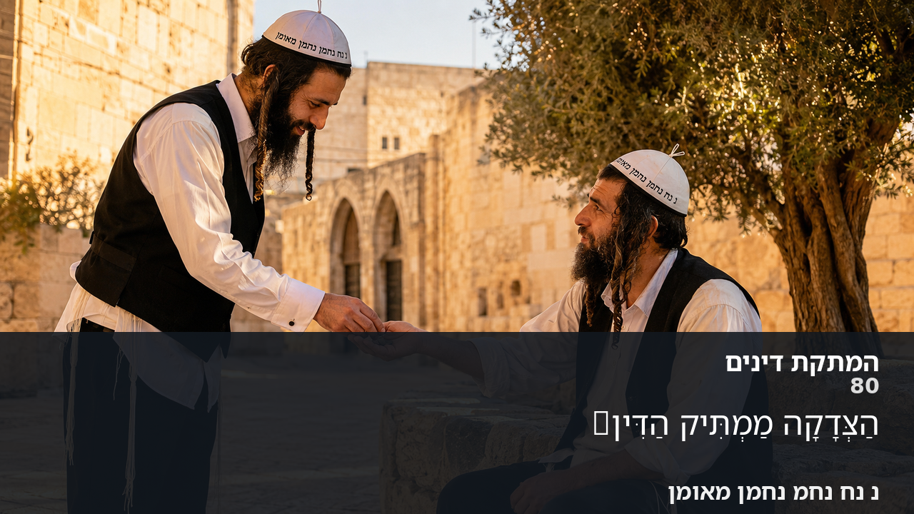 Sefer Hamidos Sweetening Of Judgments teaching 80 hebrew picture