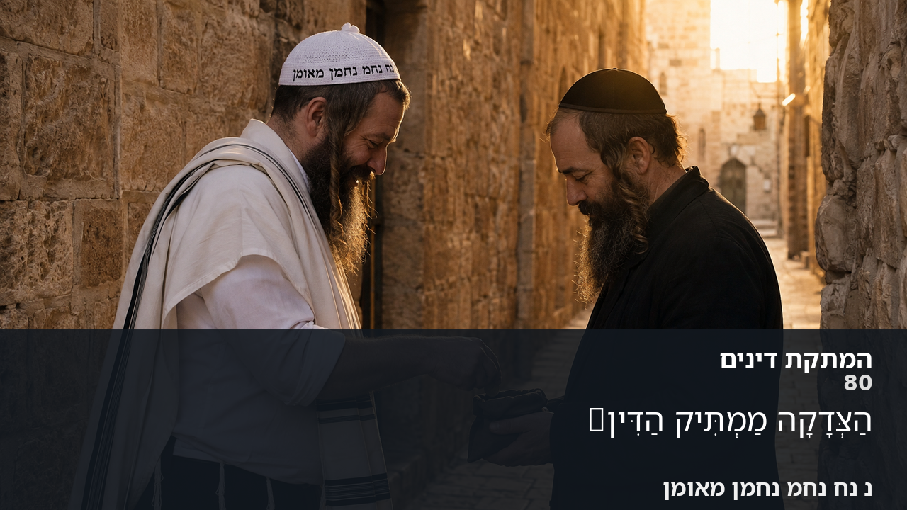 Sefer Hamidos Sweetening Of Judgments teaching 80 hebrew picture