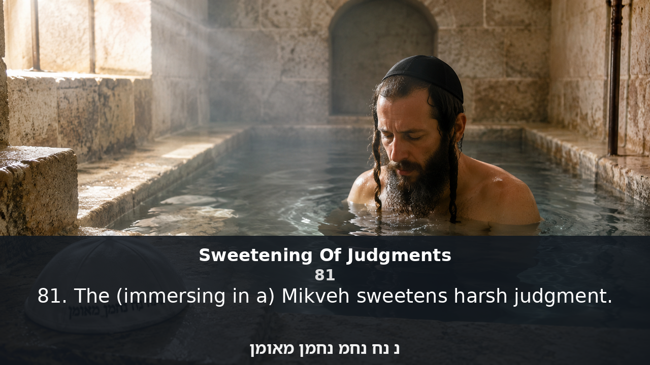 Sefer Hamidos Sweetening Of Judgments teaching 81 english picture