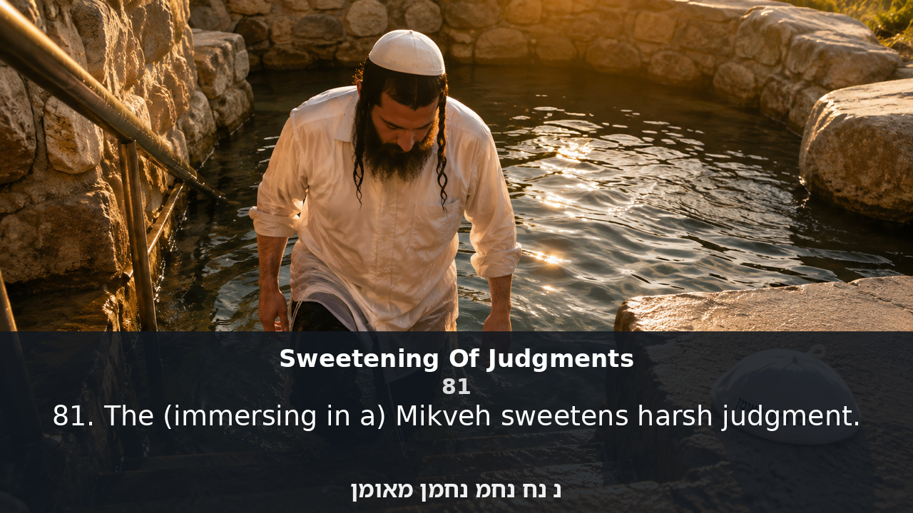Sefer Hamidos Sweetening Of Judgments teaching 81 english picture