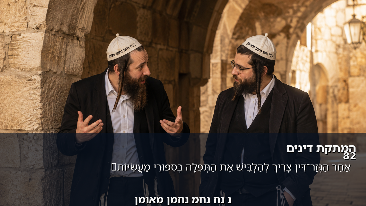 Sefer Hamidos Sweetening Of Judgments teaching 82 hebrew picture