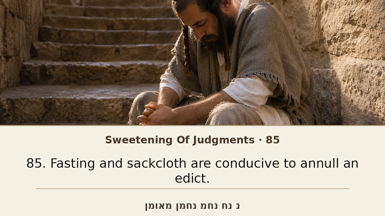 Sefer Hamidos Sweetening Of Judgments teaching 85 english picture