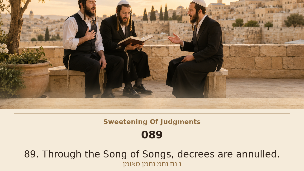 Sefer Hamidos Sweetening Of Judgments teaching 89 english picture