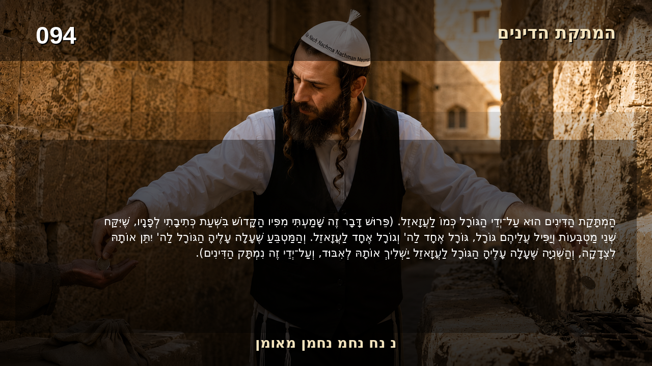 Sefer Hamidos Sweetening Of Judgments teaching 94 hebrew picture
