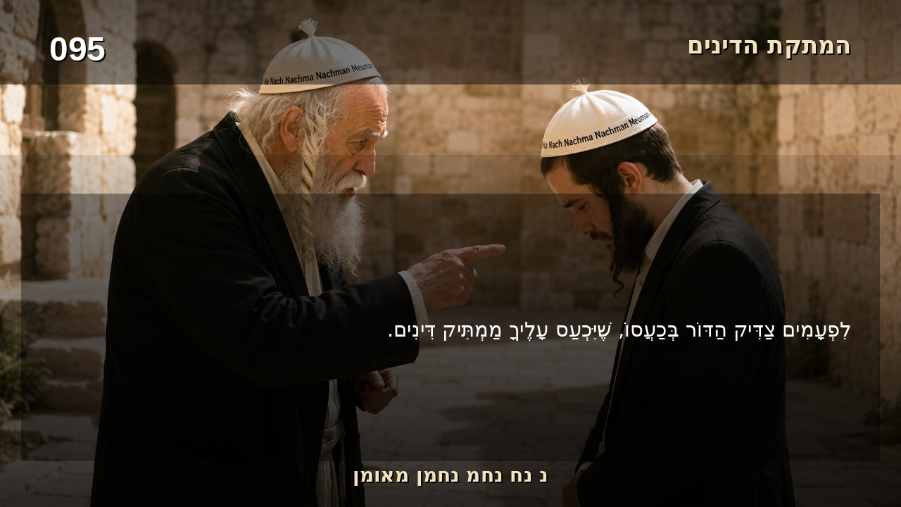 Sefer Hamidos Sweetening Of Judgments teaching 95 hebrew picture