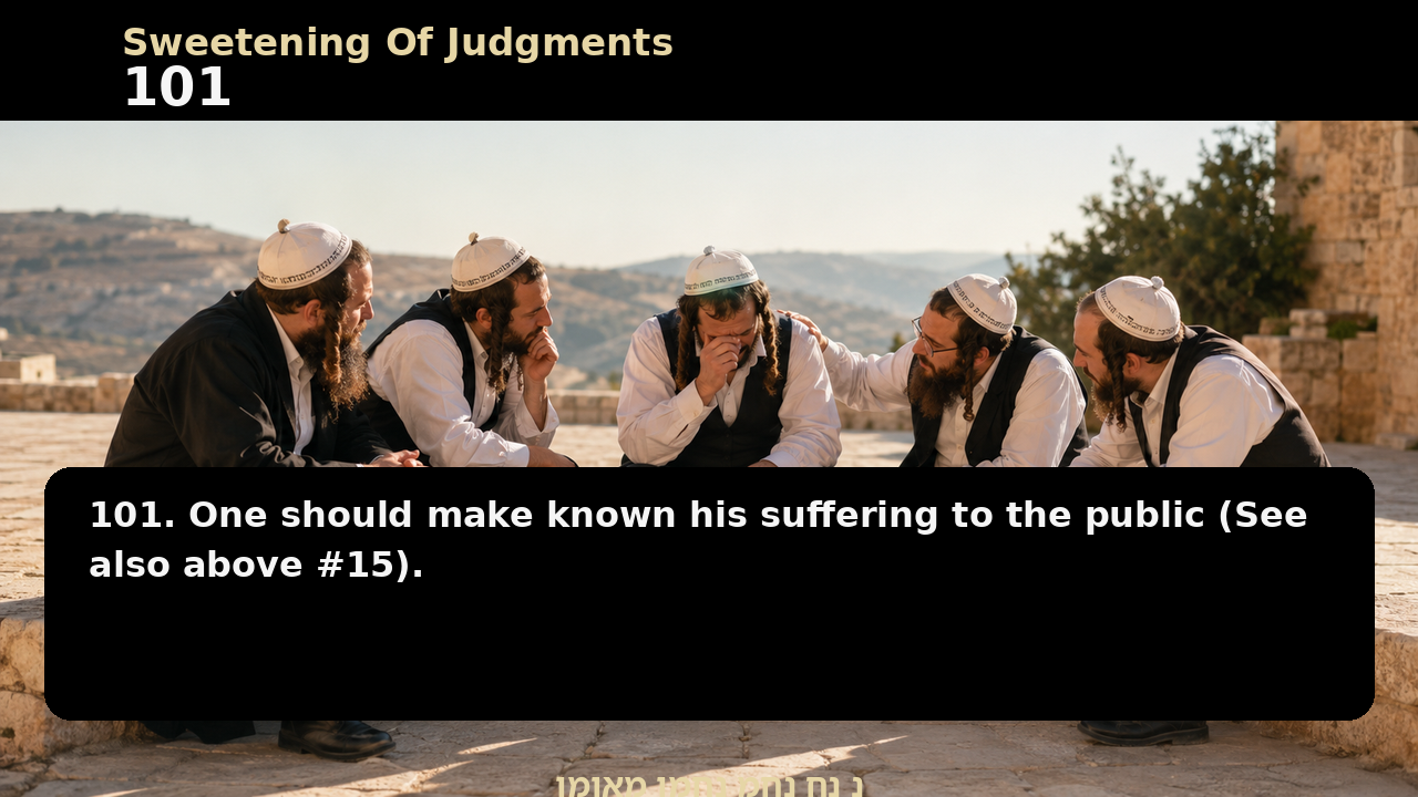 Sefer Hamidos Sweetening Of Judgments teaching 101 english picture