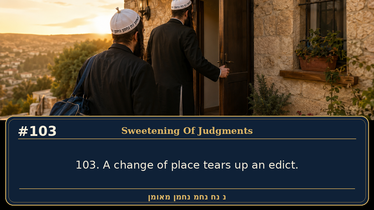 Sefer Hamidos Sweetening Of Judgments teaching 103 english picture