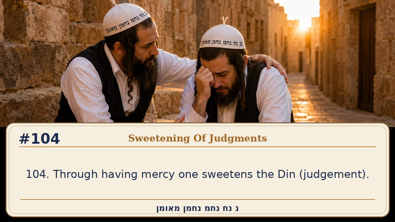 Sefer Hamidos Sweetening Of Judgments teaching 104 english picture