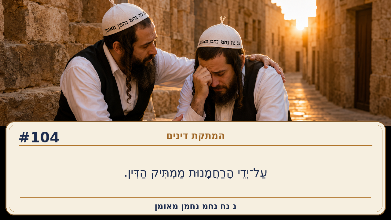 Sefer Hamidos Sweetening Of Judgments teaching 104 hebrew picture