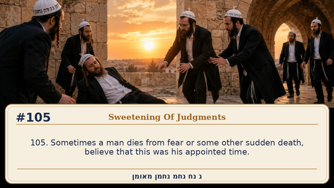 Sefer Hamidos Sweetening Of Judgments teaching 105 english picture