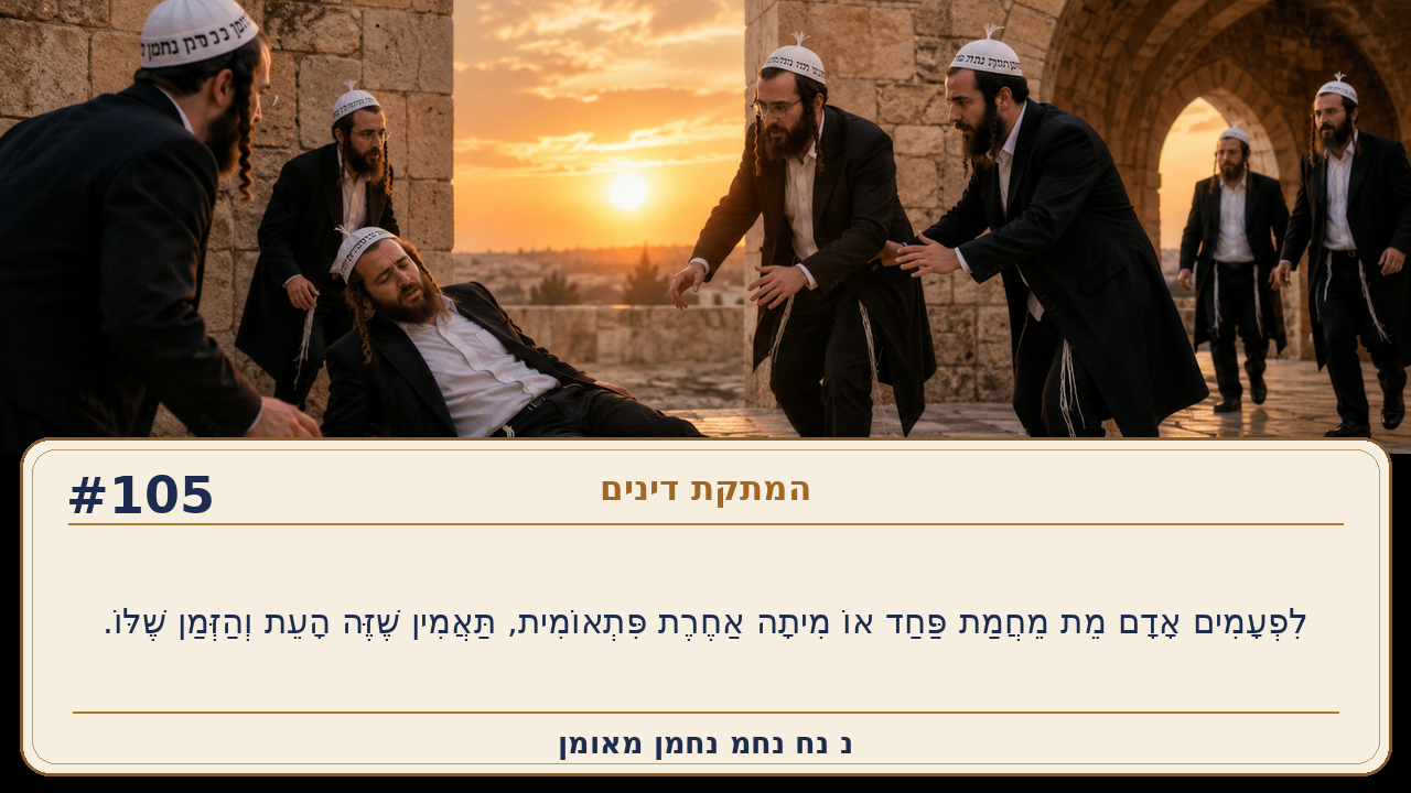 Sefer Hamidos Sweetening Of Judgments teaching 105 hebrew picture