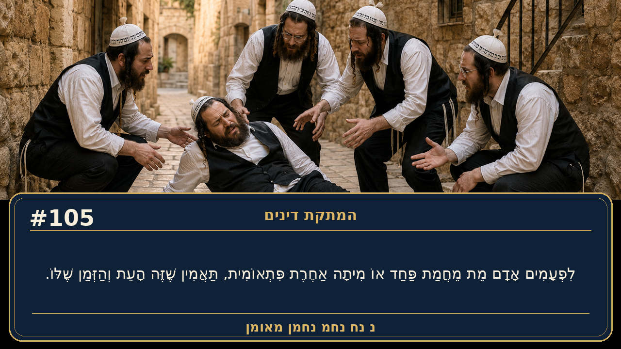 Sefer Hamidos Sweetening Of Judgments teaching 105 hebrew picture