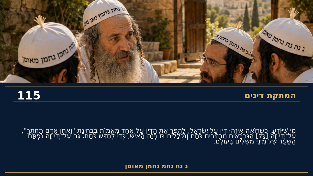 Sefer Hamidos Sweetening Of Judgments teaching 115 hebrew picture
