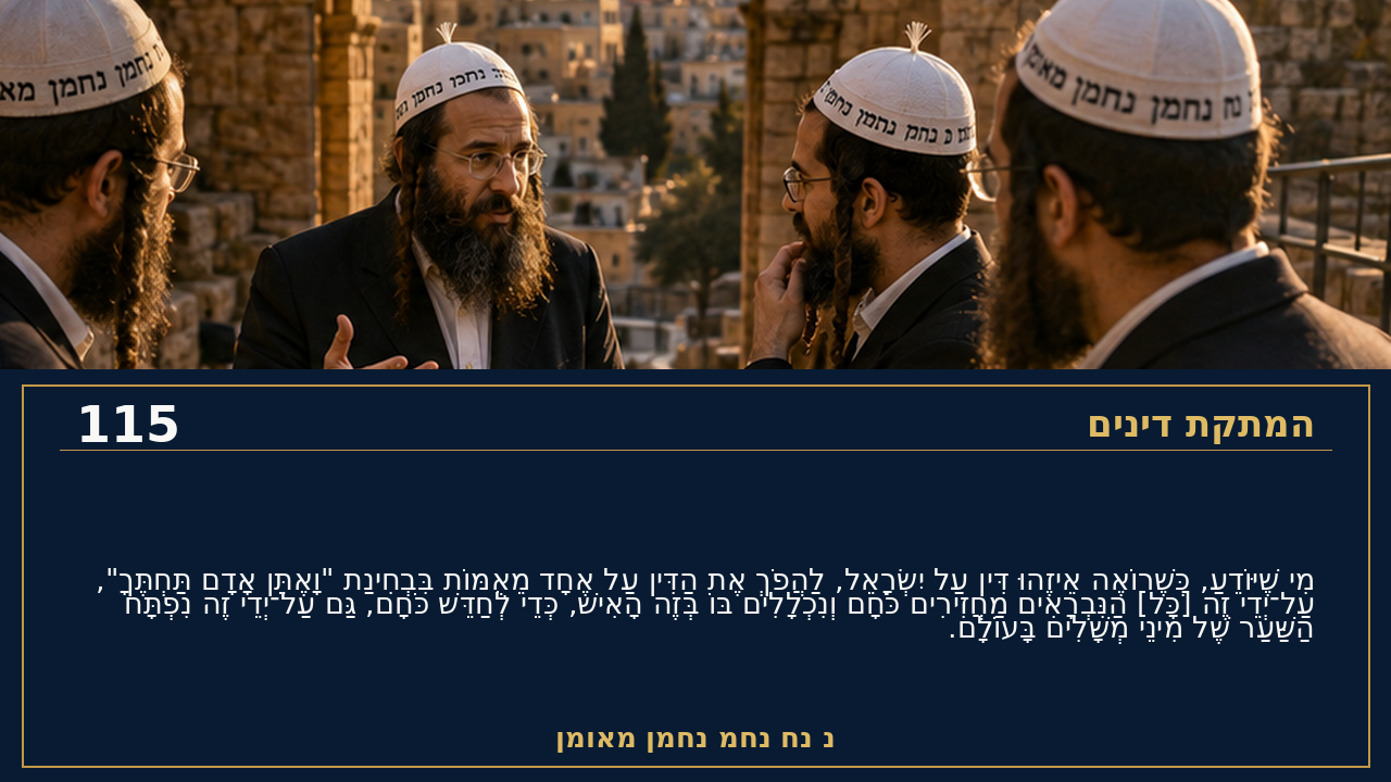 Sefer Hamidos Sweetening Of Judgments teaching 115 hebrew picture