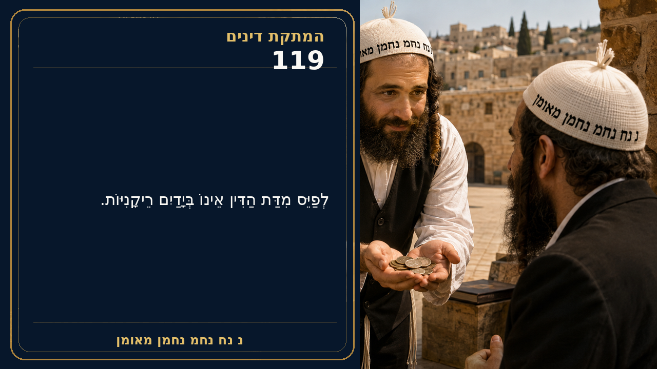 Sefer Hamidos Sweetening Of Judgments teaching 119 hebrew picture