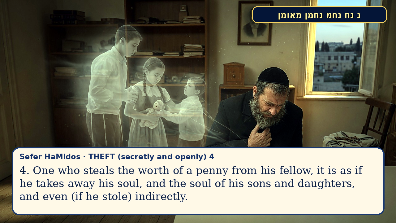 Sefer Hamidos THEFT (secretly and openly) teaching 4 english picture