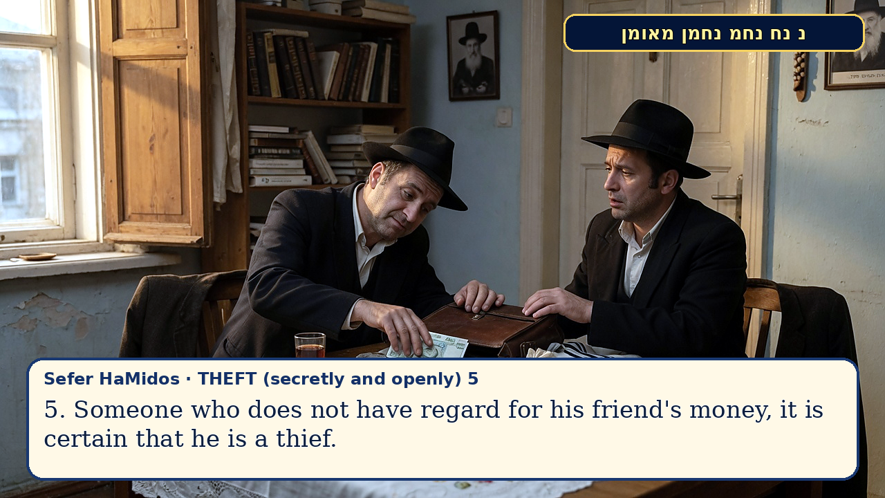 Sefer Hamidos THEFT (secretly and openly) teaching 5 english picture