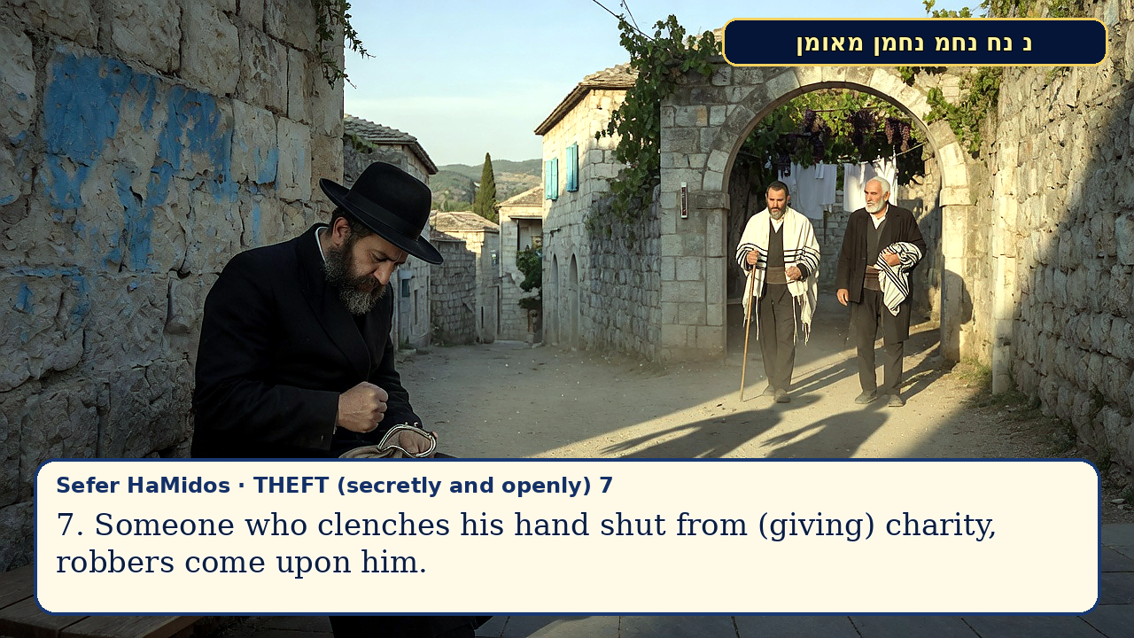 Sefer Hamidos THEFT (secretly and openly) teaching 7 english picture