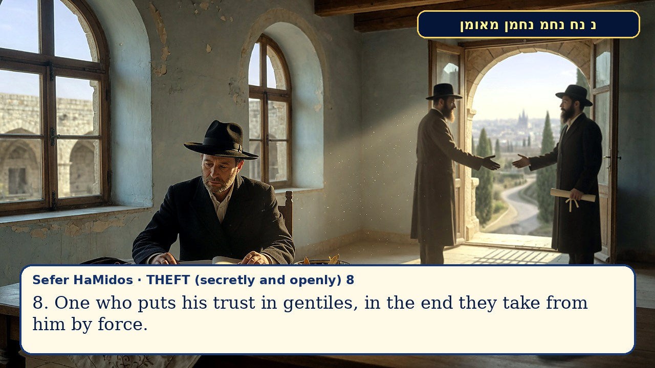 Sefer Hamidos THEFT (secretly and openly) teaching 8 english picture